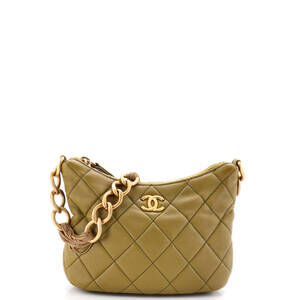 Chanel Cc Mixed Chain Link Zip Hobo #241408C49B